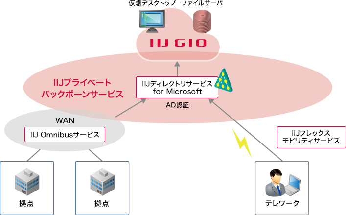 サービス活用例 Iijプライベートバックボーンサービス Iij