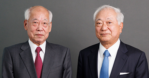 photo:Chairman and Co-CEO:Koichi Suzuki ,President and Co-CEO & COO:Eijiro Katsu